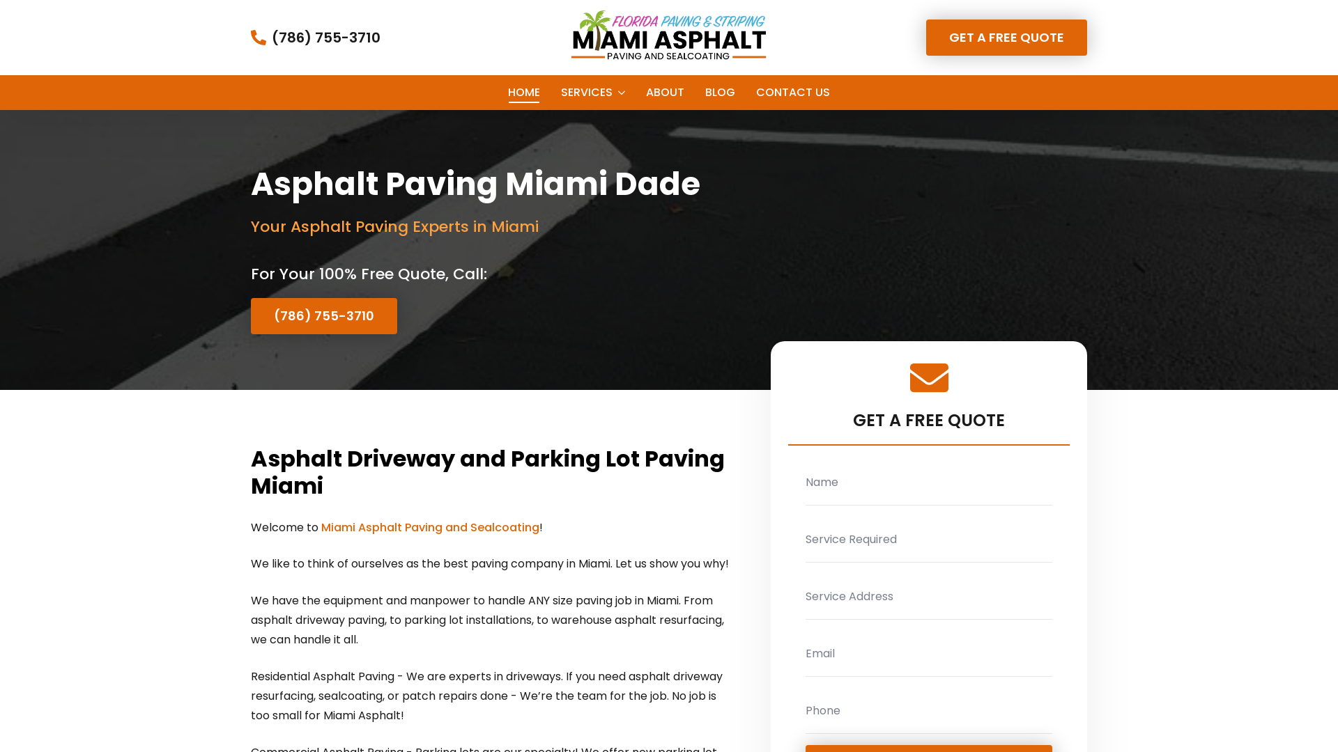 Miami Asphalt Paving and Seal Coating