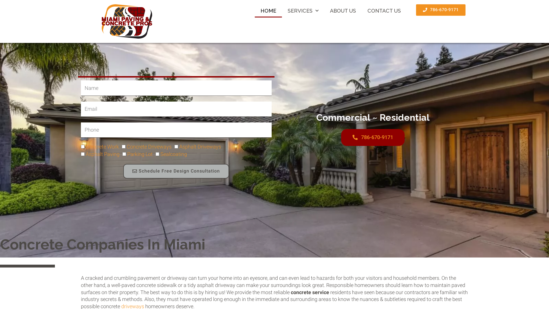 Miami Paving & Concrete Pros